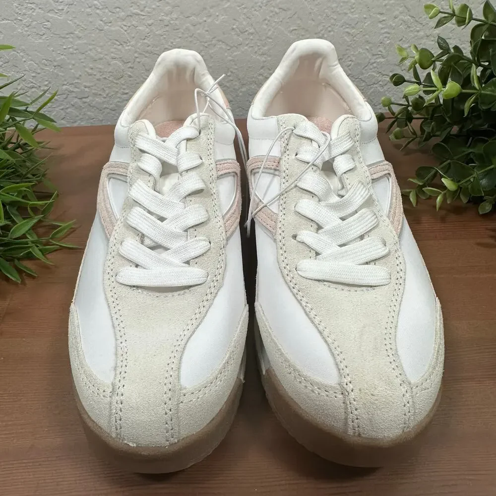 Tretorn Women's Hailey Pink Lace Up Memory Foam‎ Sneakers Size 6
